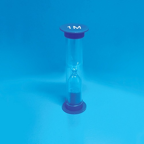 모래시계(1분,파랑색,PVC)