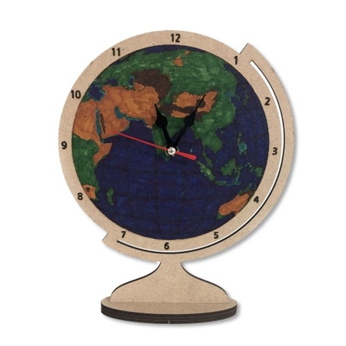 지구본 시계