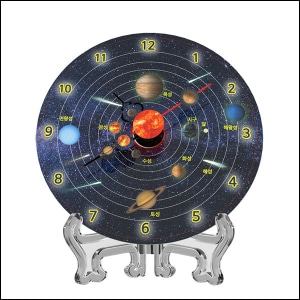 입체태양계행성 시계(일반형/고급형)-1인용