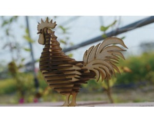 3D Puzzle 나무(고급 친환경)-장닭