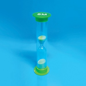 모래시계(5분/초록색/PVC)