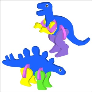EVA 미니 공룡시리즈(스테고사우루스)