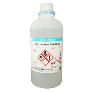 에틸알콜(에탄올) 70-75% 1리터(1000ml) 소독가능
