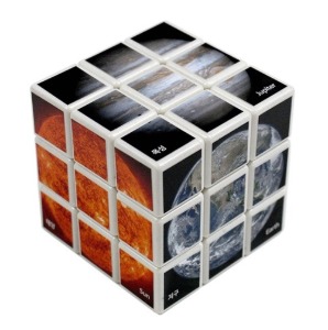 창의력 태양계행성 큐브 (스티커형)