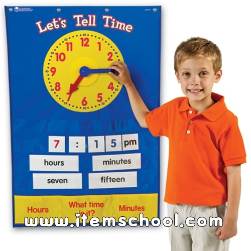 [EDU 2991] 시간 학습 포켓차트 Teaching Time Pocket Chart