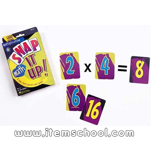 스냅 잇 업 카드 게임 - 곱셈 Snap It Up!® Card Games Math &amp;#8211; Multiplication