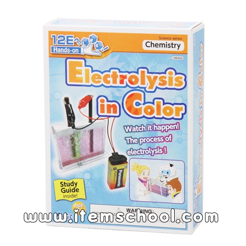 전기분해(간이) - 배터리불포함 Electrolysis in Color