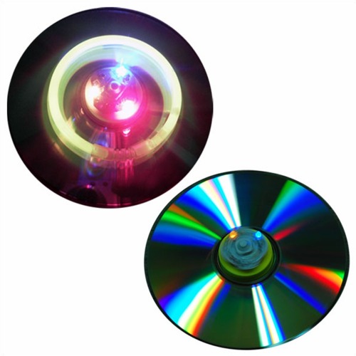 뉴 3색 LED CD 팽이 만들기(일반형/UFO형)-1인용