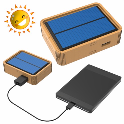 DIY 나무 태양광 휴대폰충전기