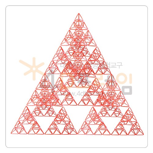 시에르핀스키삼각형 (정삼각 4단계)