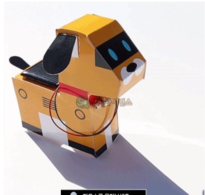에너지 전환 태양광 강아지 로봇(규격 선택)