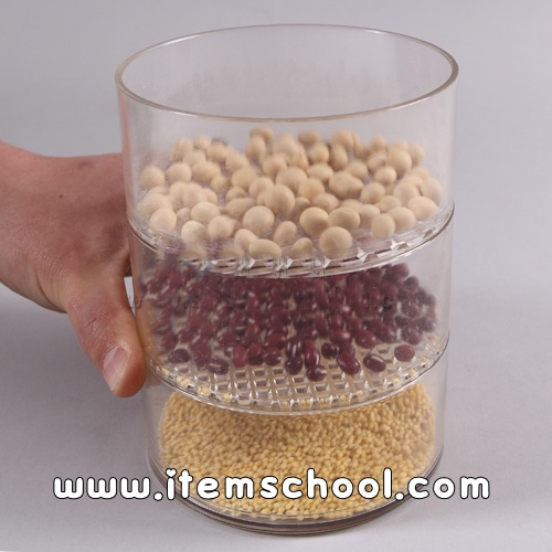 투명 콩,팥,좁쌀 분리체 (혼합물분리)